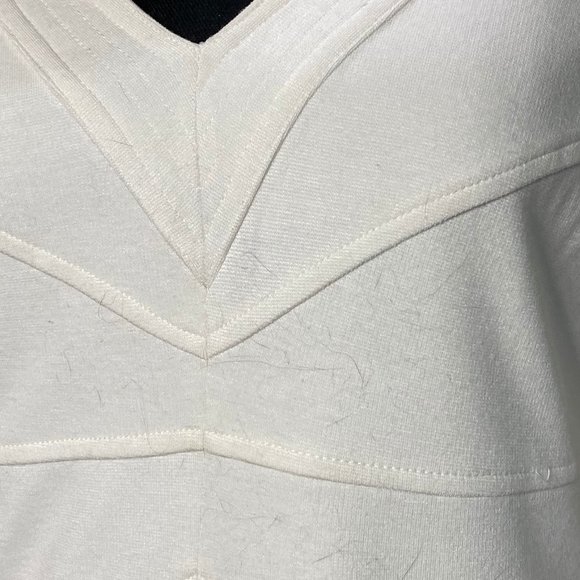 ๐ Muse Simply Elegant 1/2 Sleeves Dress with Stitched Seams - Picture 4 of 7